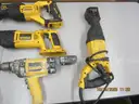 Remix Market - DeWalt Power Tools Lot &#x2013; M18 Series Reciprocating Saws, Drills &#x26; Lights