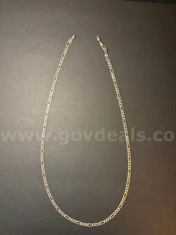 Beautiful Long 925 Sterling Silver Chain, 30in/4mm, Italy.