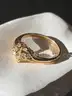 Beautiful 14K Gold and Diamond Ring, size 6 1/4