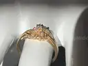 Beautiful 14K Gold and Diamond Ring, size 6 1/4