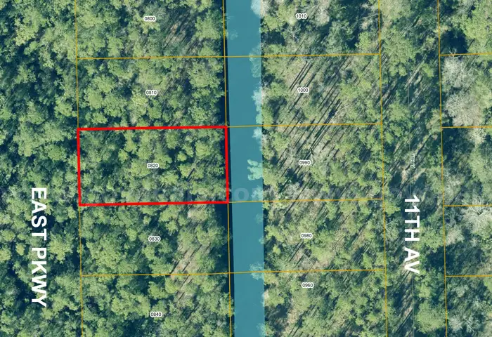 Daytona Park Estates, Florida - Canal Front Res Lot