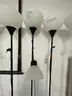5 tall lights and 3 short lights