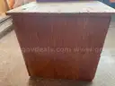 3 wooden 2 drawer file cabinets