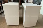 1 2 drawer cabinet and 1 3 drawer cabinet