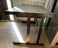 Small metal desk with white top