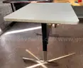 Small metal desk with white top