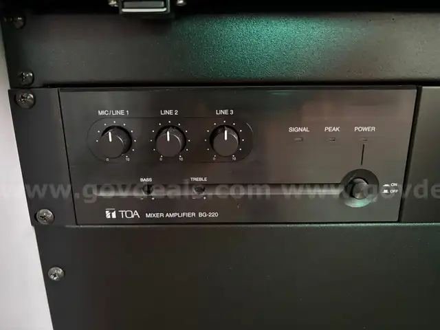 TOA Mixer Amplifier BG-220 - Lot of 7