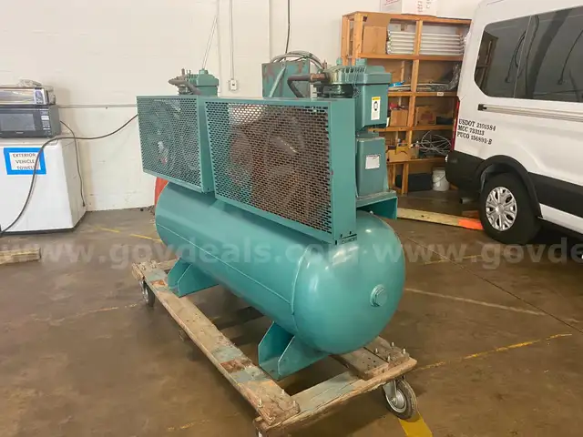 Curtis Toledo E-57 Heavy Duty Two Stage Reciprocating Air Compressor