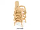 LOT of 42 (forty-two) Lakeshore 8 in Heavy-Duty Plastic Stacking Chairs