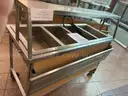 4-Well Hot Serving Bar with Drop-Down Shelf