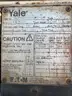 Yale GP-080 forklift with 8000 lbs max lifting capacity