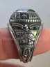 10 k White Gold class ring 16.3 grams