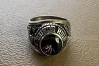 10 k White Gold class ring 16.3 grams