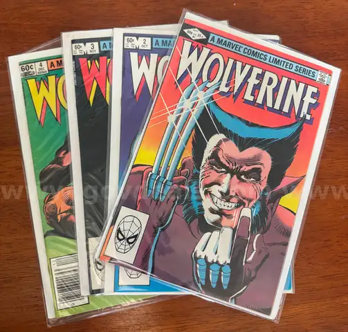 Wolverine #1 -4 Comics Marvel Comic 1982