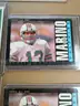 Vintage  Joe Montana Dan Marino Football cards