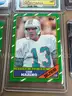 Vintage  Joe Montana Dan Marino Football cards