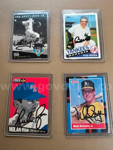 Collectible autographed signed Trading Cards  FREE SHIPPING
