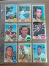 Vintage Collectible lot of 90 baseball Trading  cards