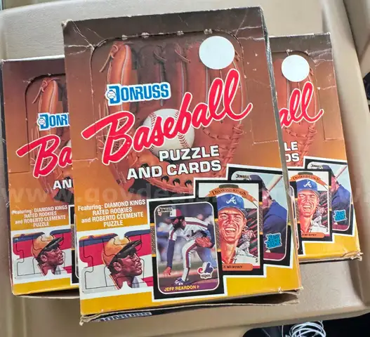Vintage Donruss 1987 Baseball Puzzle &#x26; Cards Diamond Kings 36 Sealed Packs