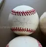 Lot of 4 Vintage signed autographed Baseballs