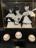 Vintage collectible signed autographed Baseballs Mickey Mantle, Ted Williams Joe DiMaggio