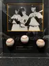 Vintage collectible signed autographed Baseballs Mickey Mantle, Ted Williams Joe DiMaggio