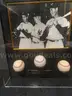 Vintage collectible signed autographed Baseballs Mickey Mantle, Ted Williams Joe DiMaggio