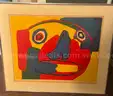 Karel Appel (1921&#x2013;2006) &#x2013; &#x201C;L&#x2019;Homme souriant&#x201D; (Smiling Man), 1969 Original color lithograph