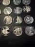 Lot of 30 Sterling Silver Postmasters of America Commemorative Medals