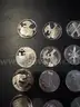 Lot of 30 Sterling Silver Postmasters of America Commemorative Medals