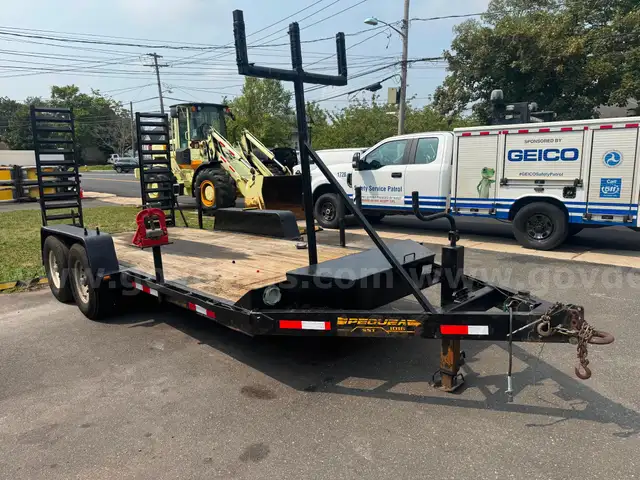 2014 Pequea 1016SST Tagalong Equipment Trailer