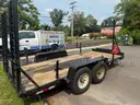 2014 Pequea 1016SST Tagalong Equipment Trailer