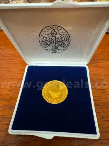 Netherlands Antilles 100 Gulden 90% gold coin