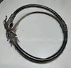 Vintage Sterling Silver 925 Ram Head Torque Choker Necklace &#x2013; Tribal Revival