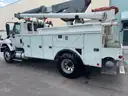 2012 International 730 47 ft, Over-Center Utility Bucket Truck with single man bucket,