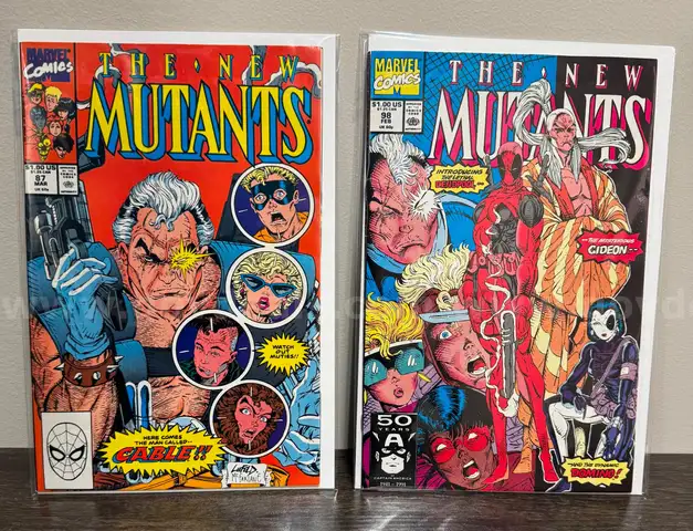 2 Marvel Comics New mutants 98 and 87