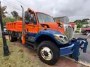 2010 International 7400 Boom Crane Grapple Truck