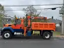 2010 International 7400 Boom Crane Grapple Truck