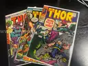 Lot of 3 Vintage Thor Comics Marvel Comics 8 Spiderman