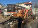 Kubota B26 TRACTOR LOADER BACKHOE 4x4 with trailer
