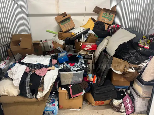 Storage Unit - Boxes clothing TVs and more