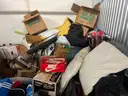 Storage Unit - Boxes clothing TVs and more