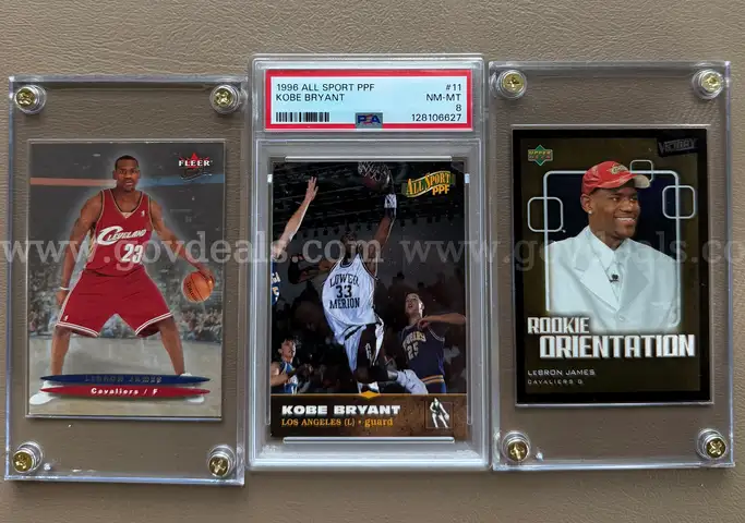 2 LeBron James  Basketball card and Kobe Bryant Shipping