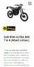 2025 sur run ultra bee R E BIKE E MOTORCYCLE