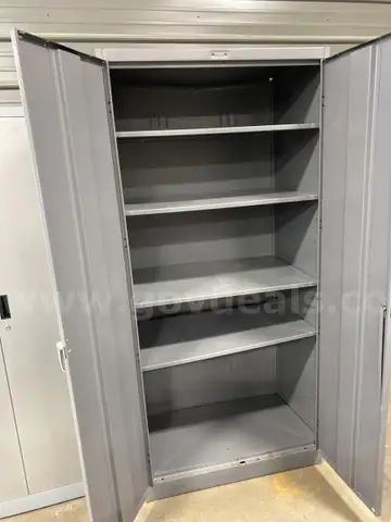 2 Light Gray Cabinets