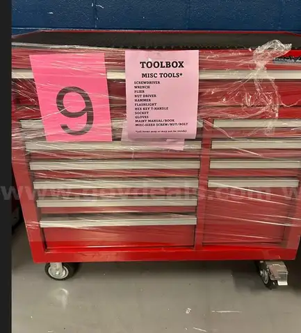 Toolbox with some Tools - Lot # 9