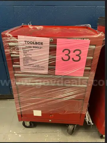 Toolbox with some Tools - Lot # 33