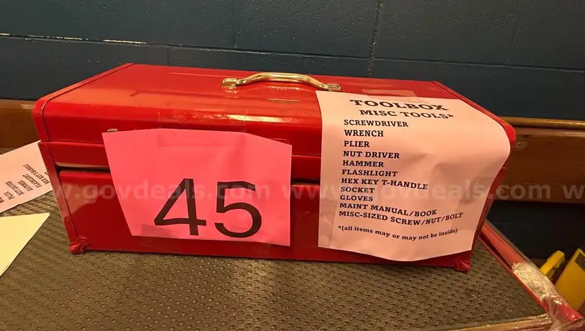Toolbox with some Tools - Lot # 45