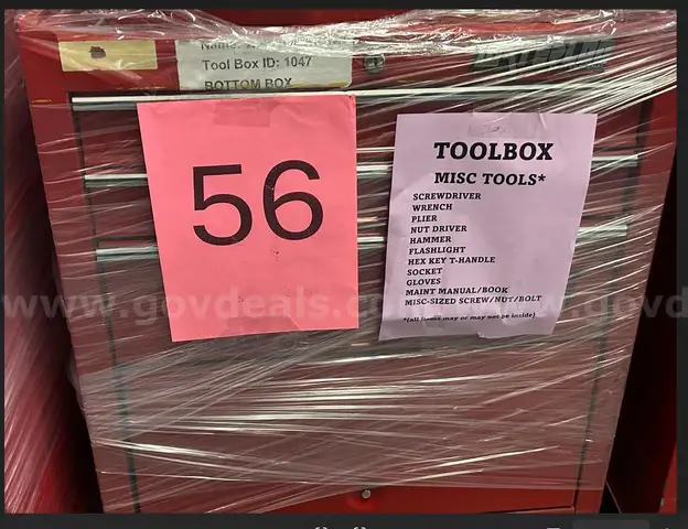 Toolbox with some Tools - Lot # 56