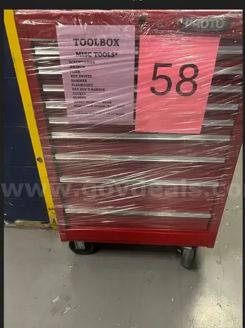 Toolbox with some Tools - Lot # 58